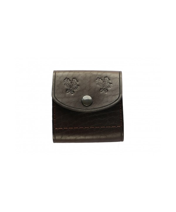 Leather standart rifle cartridge case for 11 bullets