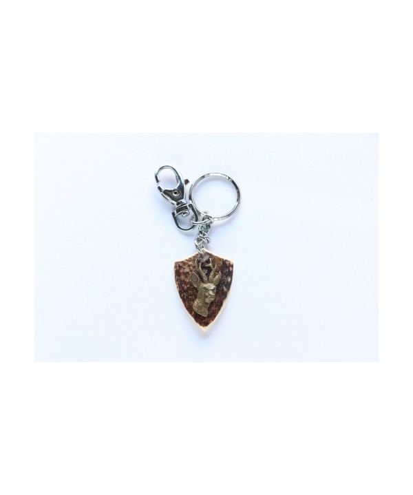 Keychain with roe-deer decoration