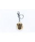 Keychain with deer decoration