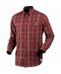Gibson Russet Shirt in Brown Check 