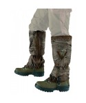 Camouflage Gaiters with Deer Motif (green)