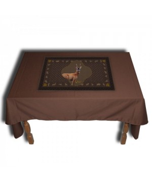 Tablecloth with Roe Deer Motif (140x140 cm)