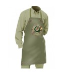 Apron with Hunting Horn Motif (green)