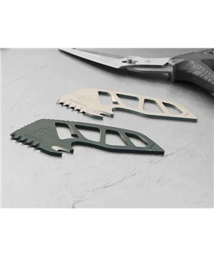 Gutsy Silver Compact Fish Processing Tool 