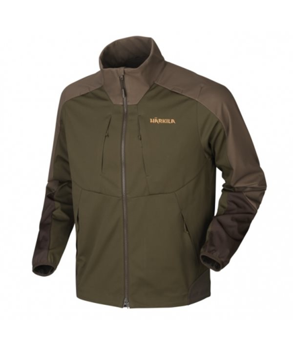 Harkila Magni fleece jacket (Willow green/Shadow brown)