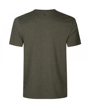 T-shirt SEELAND Buck Fever (pine green melange)