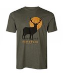 T-Shirt SEELAND Stag Fever (pine green melange)
