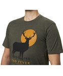 T-Shirt SEELAND Stag Fever (pine green melange)