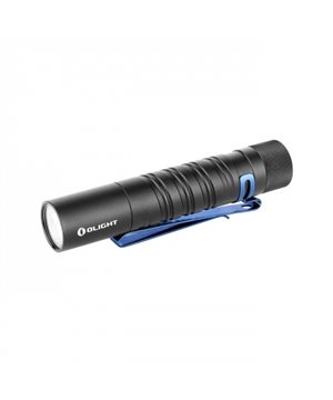 Flashlight Olight i5T EOS with blue pocket clip